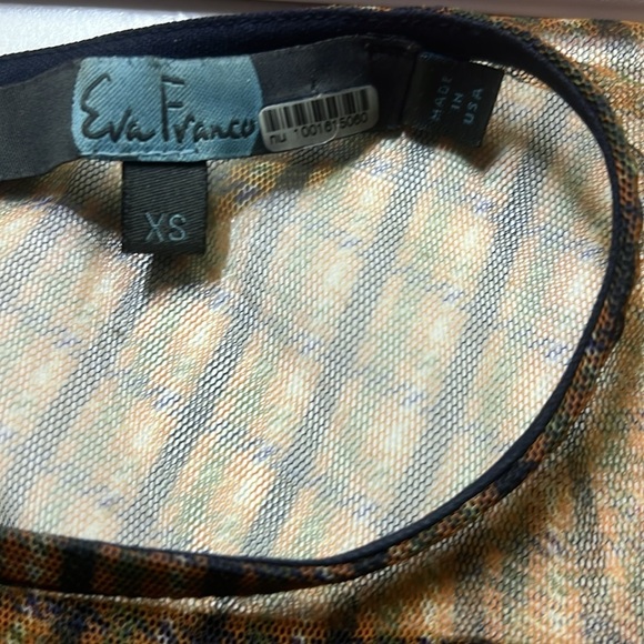 Eva Franco Mitzi Tulle Printed Blouse - Picture 5 of 7